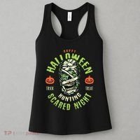 Happy Halloween Scared Night Mummy Women's Tank Top thumb 3