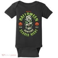 Happy Halloween Scared Night Mummy Baby Bodysuit thumb 0