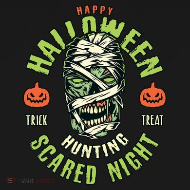 Happy Halloween Scared Night Mummy Toddler Hoodie