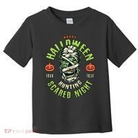 Happy Halloween Scared Night Mummy Toddler T-Shirt thumb 0
