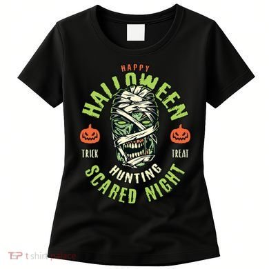 Happy Halloween Scared Night Mummy Women's T-Shirt