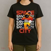 Town Houston Space City Vintage Baseball Astronaut T-Shirt thumb 4