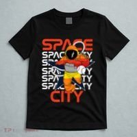 Town Houston Space City Vintage Baseball Astronaut T-Shirt thumb 5