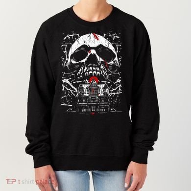 Haunted House Skull Women's Sweatshirt