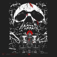 Haunted House Skull Women's Sweatshirt thumb 2