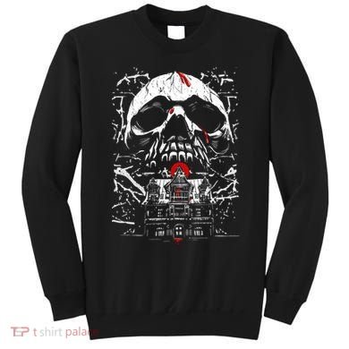 Haunted House Skull Sweatshirt