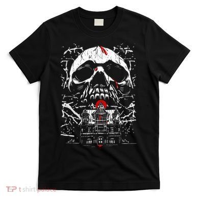 Haunted House Skull T-Shirt