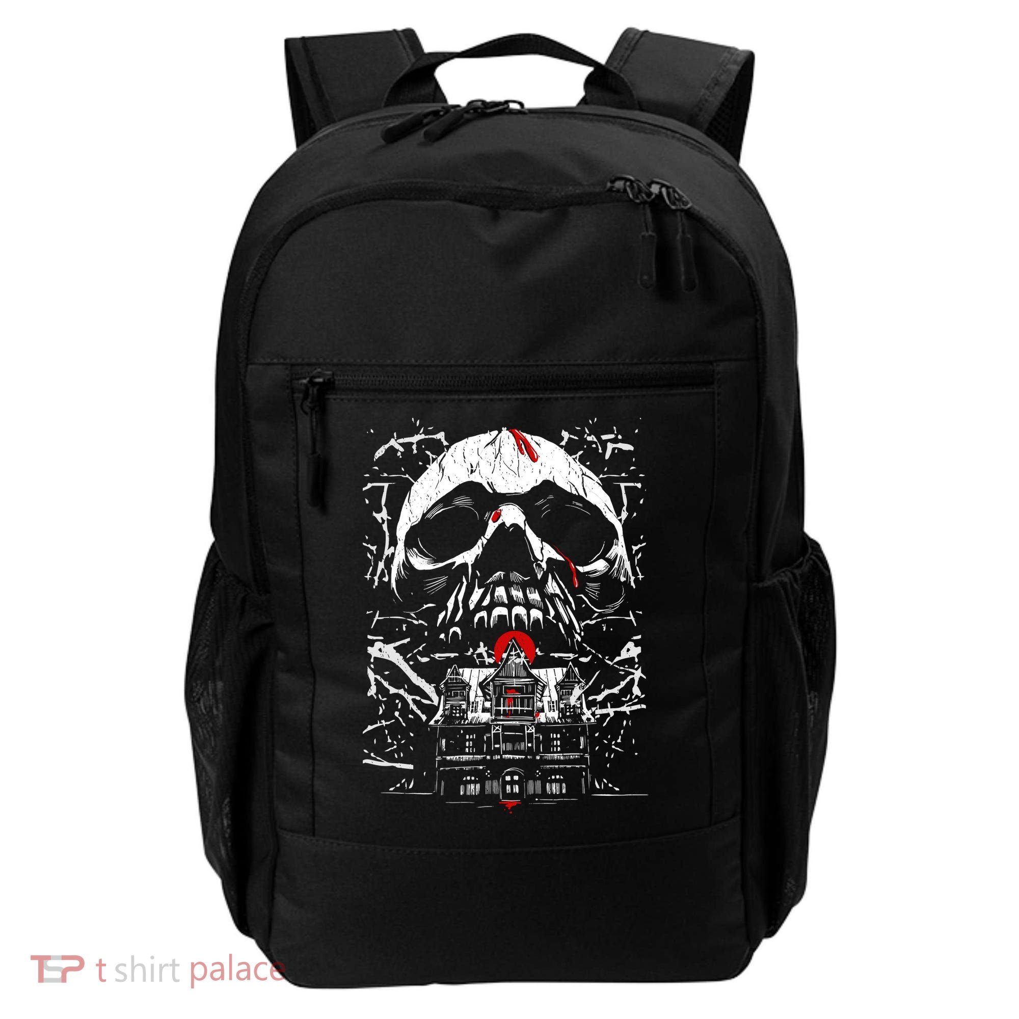 Haunted House Skull Backpack