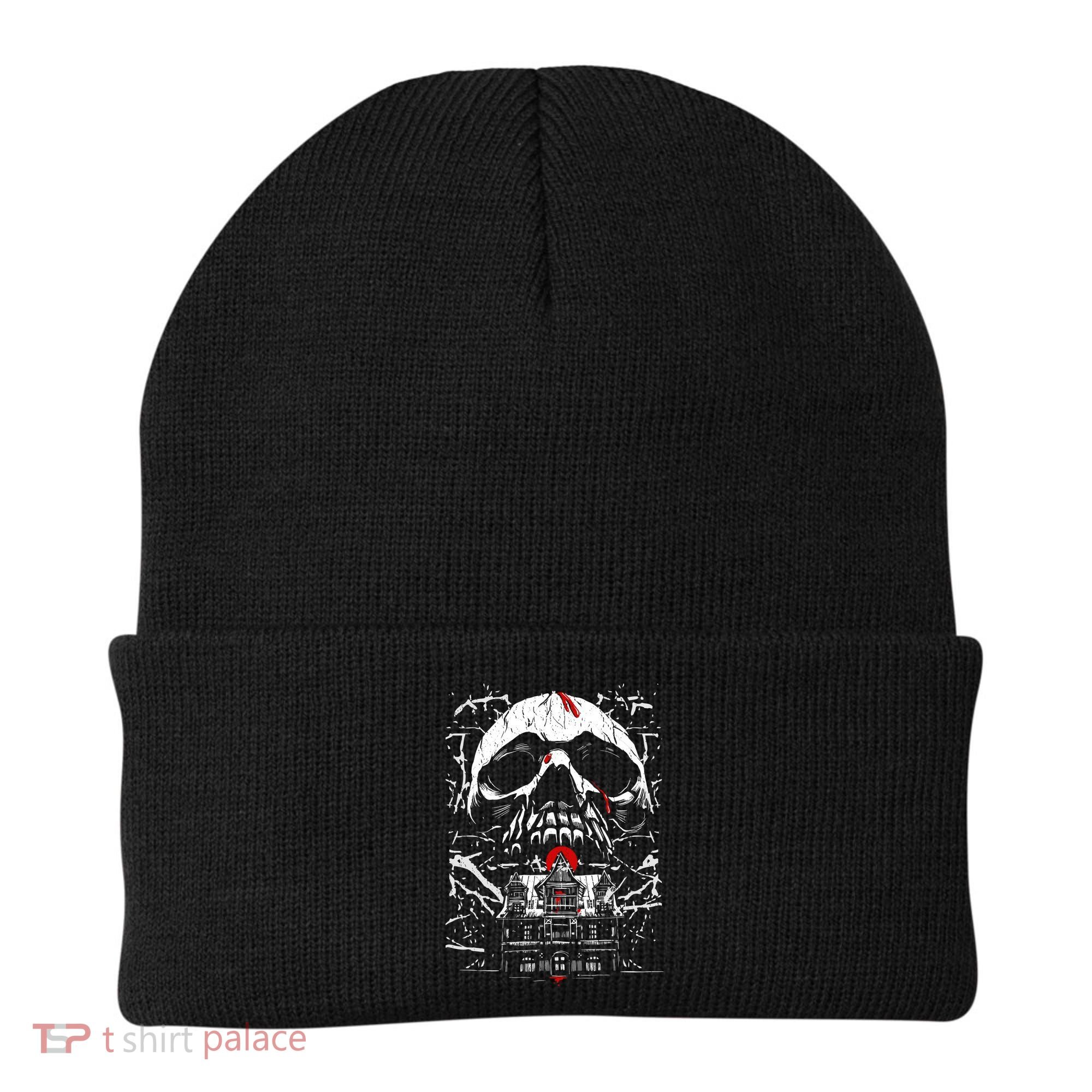 Haunted House Skull Beanie