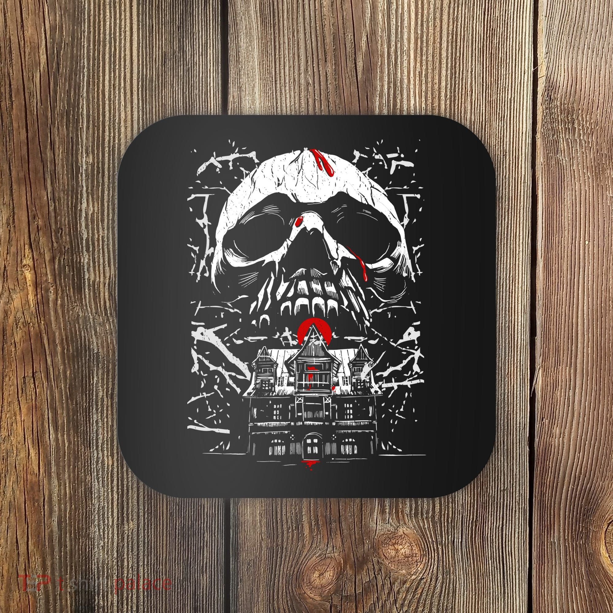 Haunted House Skull Coaster