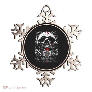 Haunted House Skull Ornament