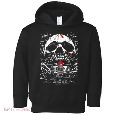 Haunted House Skull Toddler Hoodie