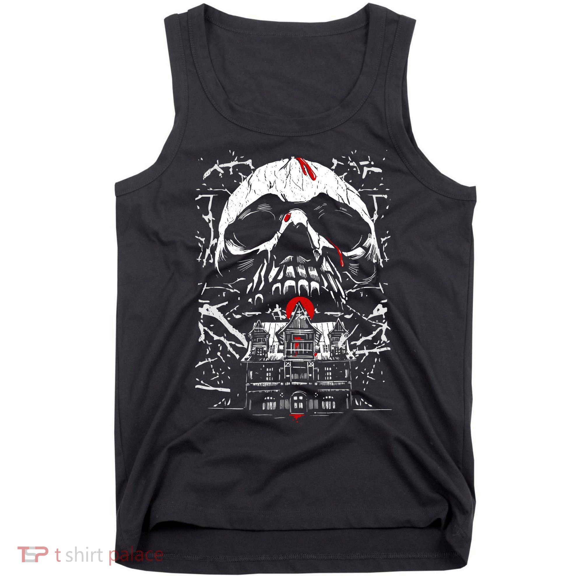 Haunted House Skull Tank Top