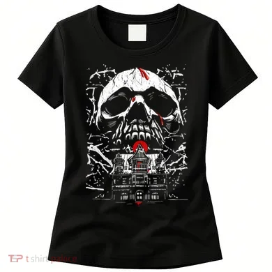 Haunted House Skull Women's T-Shirt
