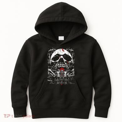 Haunted House Skull Kids Hoodie