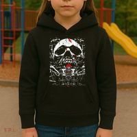 Haunted House Skull Kids Hoodie thumb 3