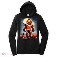 Halloween Hockey Season Pumpkin Player Women's Hoodie thumb 0