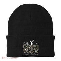 Hello Hunting Season Goodbye Husband Gift Beanie thumb 0