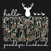 Hello Hunting Season Goodbye Husband Gift Women's Hoodie thumb 2