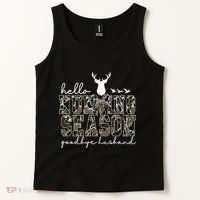 Hello Hunting Season Goodbye Husband Gift Tank Top thumb 2