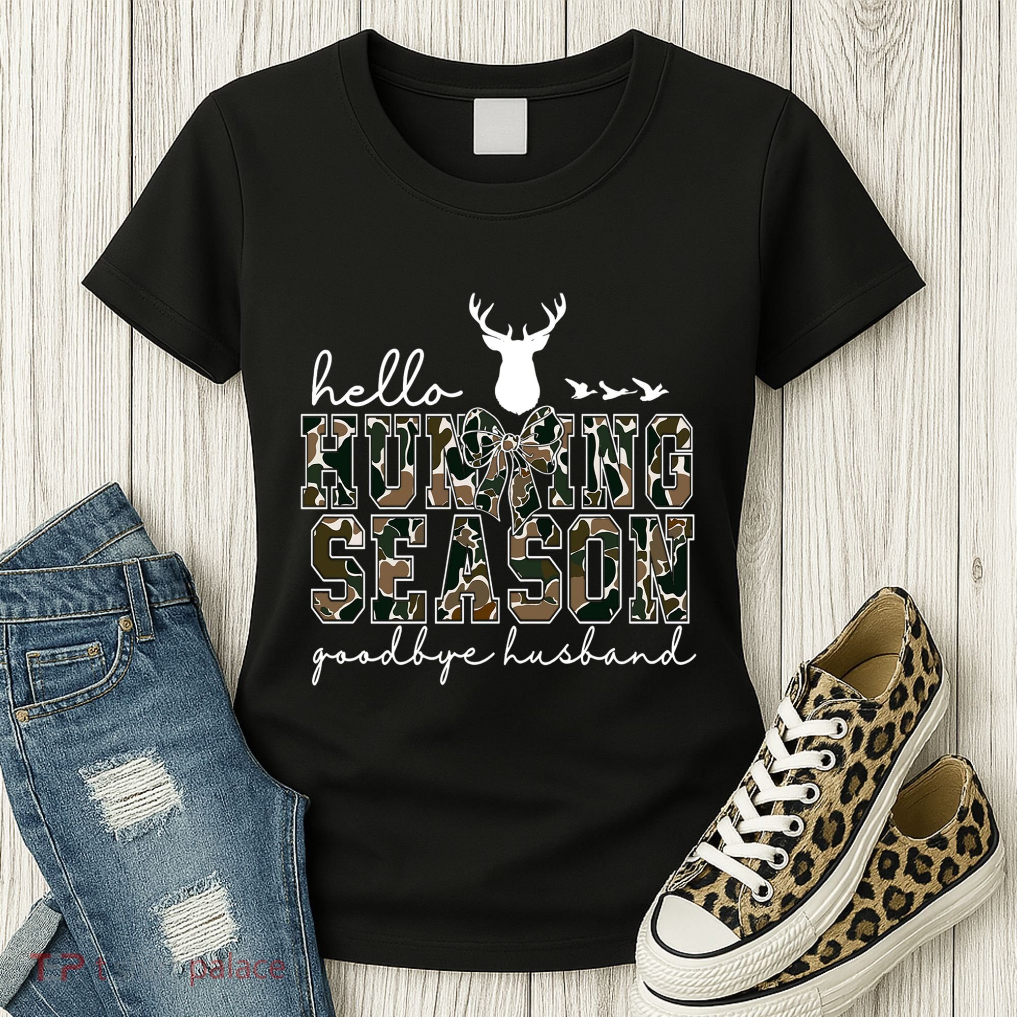 Hello Hunting Season Goodbye Husband Gift Women's T-Shirt