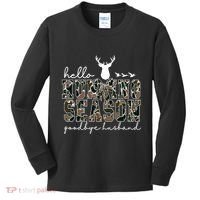 Hello Hunting Season Goodbye Husband Gift Kids Long Sleeve Shirt thumb 0