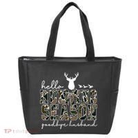 Hello Hunting Season Goodbye Husband Gift Tote Bag thumb 0