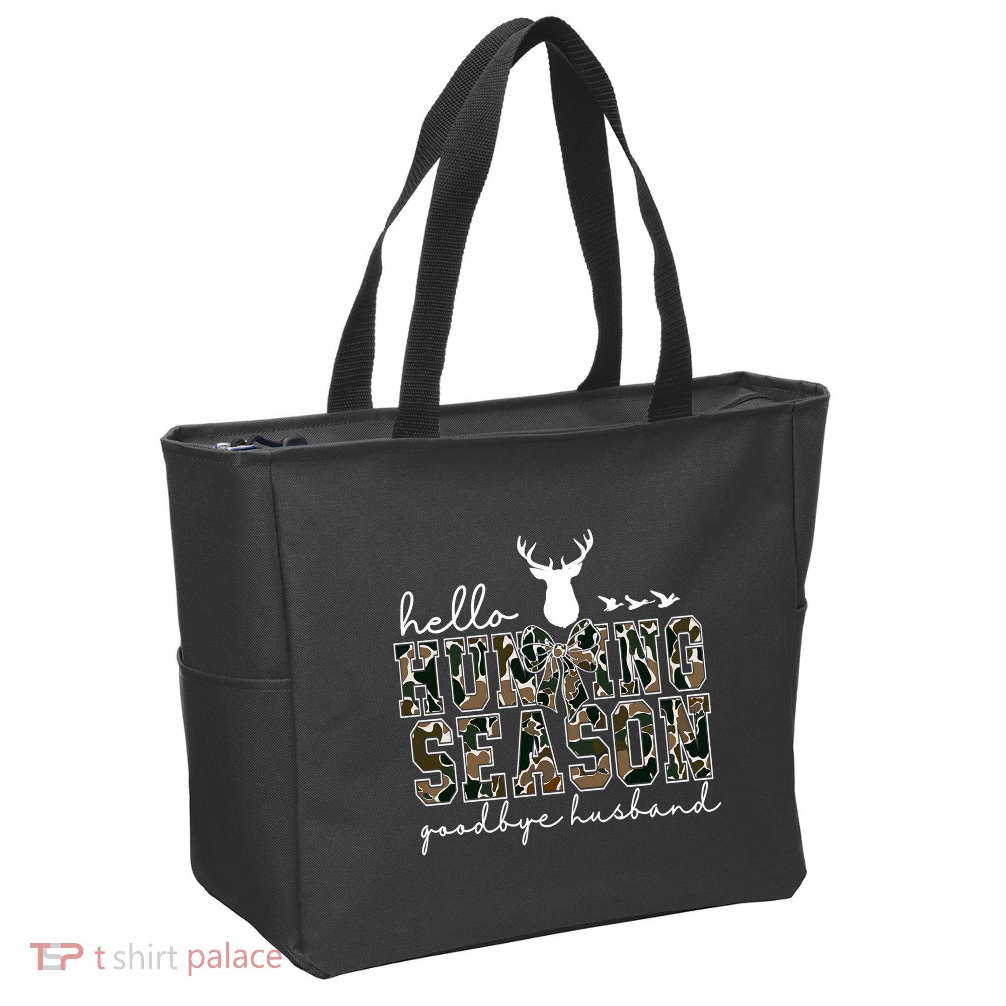 Hello Hunting Season Goodbye Husband Gift Tote Bag