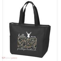 Hello Hunting Season Goodbye Husband Gift Tote Bag thumb 3
