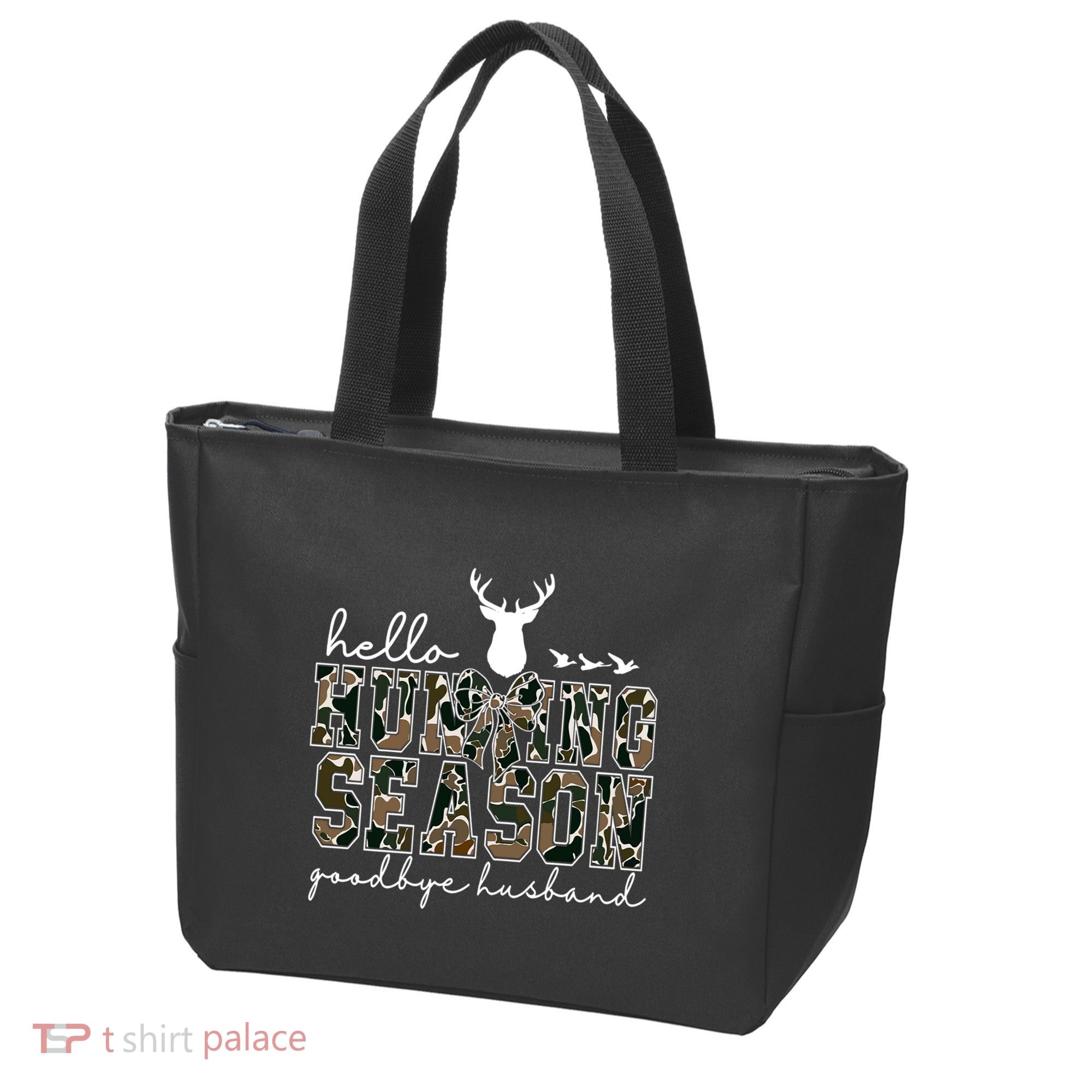 Hello Hunting Season Goodbye Husband Gift Tote Bag