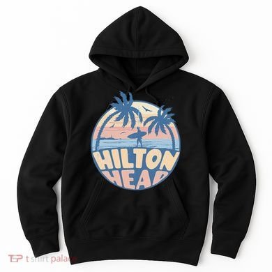 Hilton Head South Carolina Beach Surf Summer Vacation Hoodie
