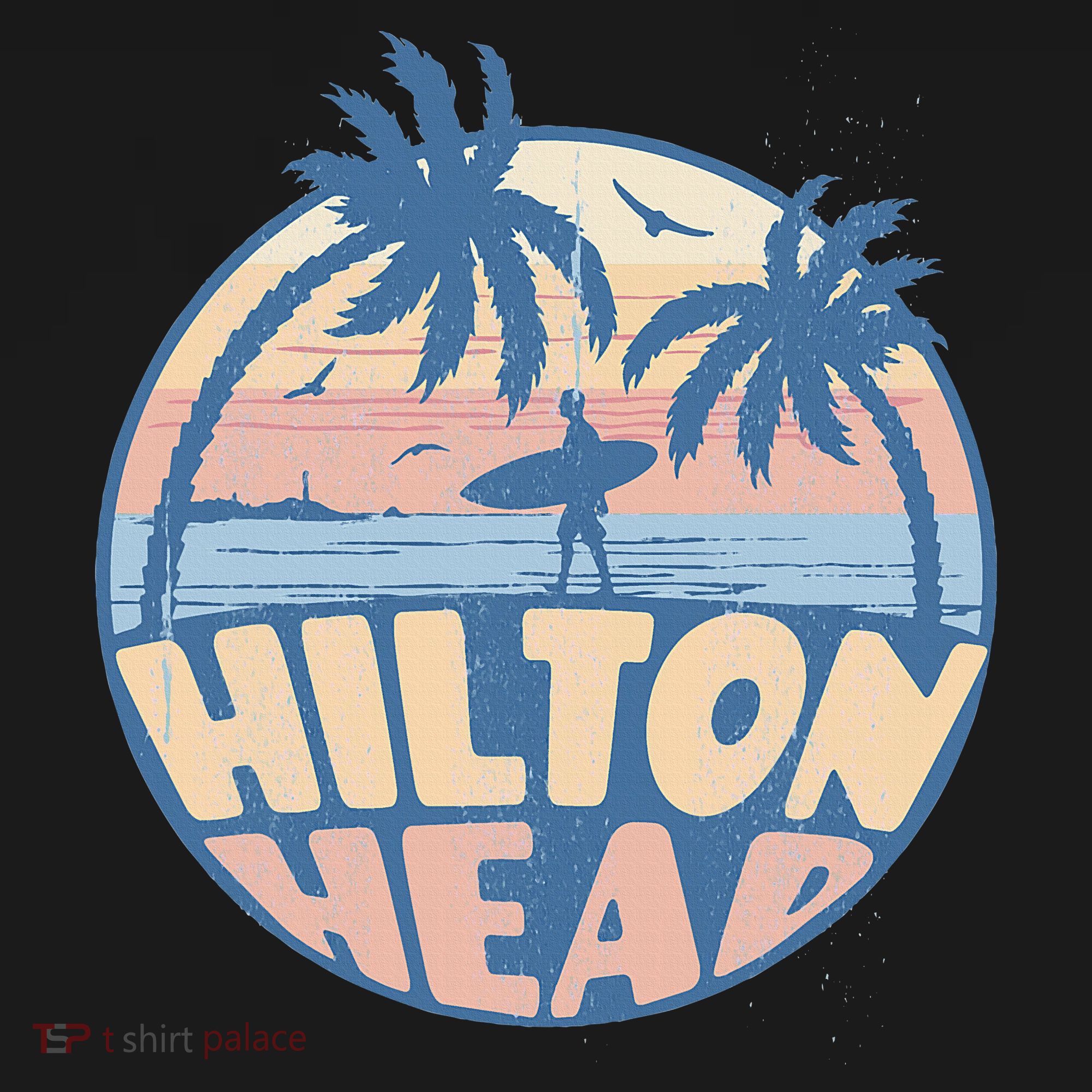 Hilton Head South Carolina Beach Surf Summer Vacation Long Sleeve Shirt