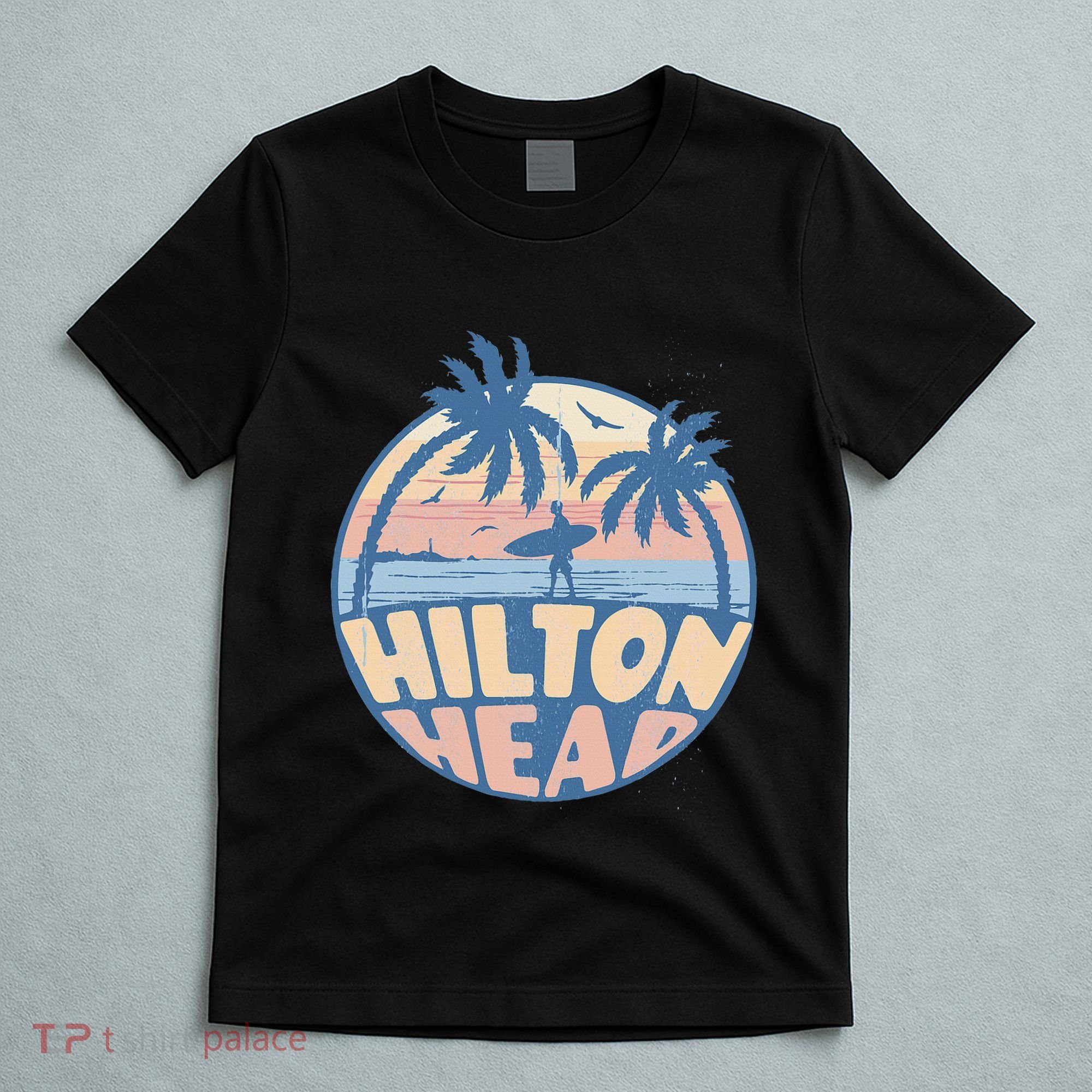 Hilton Head South Carolina Beach Surf Summer Vacation T-Shirt