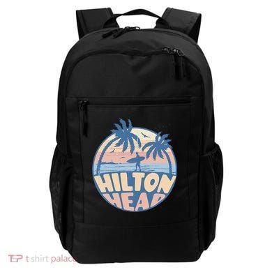Hilton Head South Carolina Beach Surf Summer Vacation Backpack