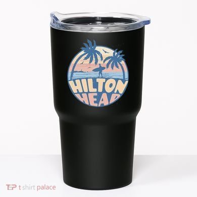 Hilton Head South Carolina Beach Surf Summer Vacation Tumbler