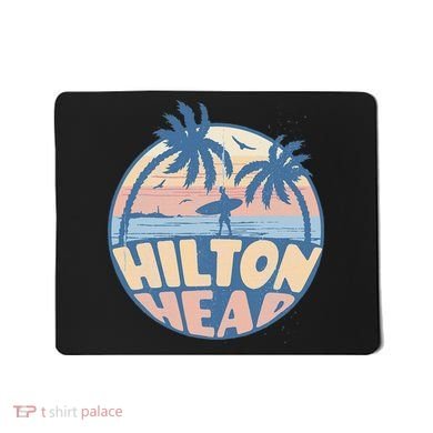 Hilton Head South Carolina Beach Surf Summer Vacation Mousepad