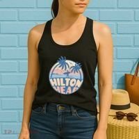 Hilton Head South Carolina Beach Surf Summer Vacation Women's Tank Top thumb 2