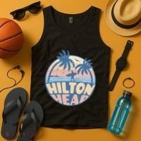 Hilton Head South Carolina Beach Surf Summer Vacation Tank Top thumb 4