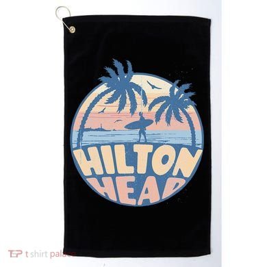 Hilton Head South Carolina Beach Surf Summer Vacation Golf Towel