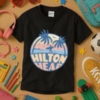 Hilton Head South Carolina Beach Surf Summer Vacation Kids T-Shirt thumb 3