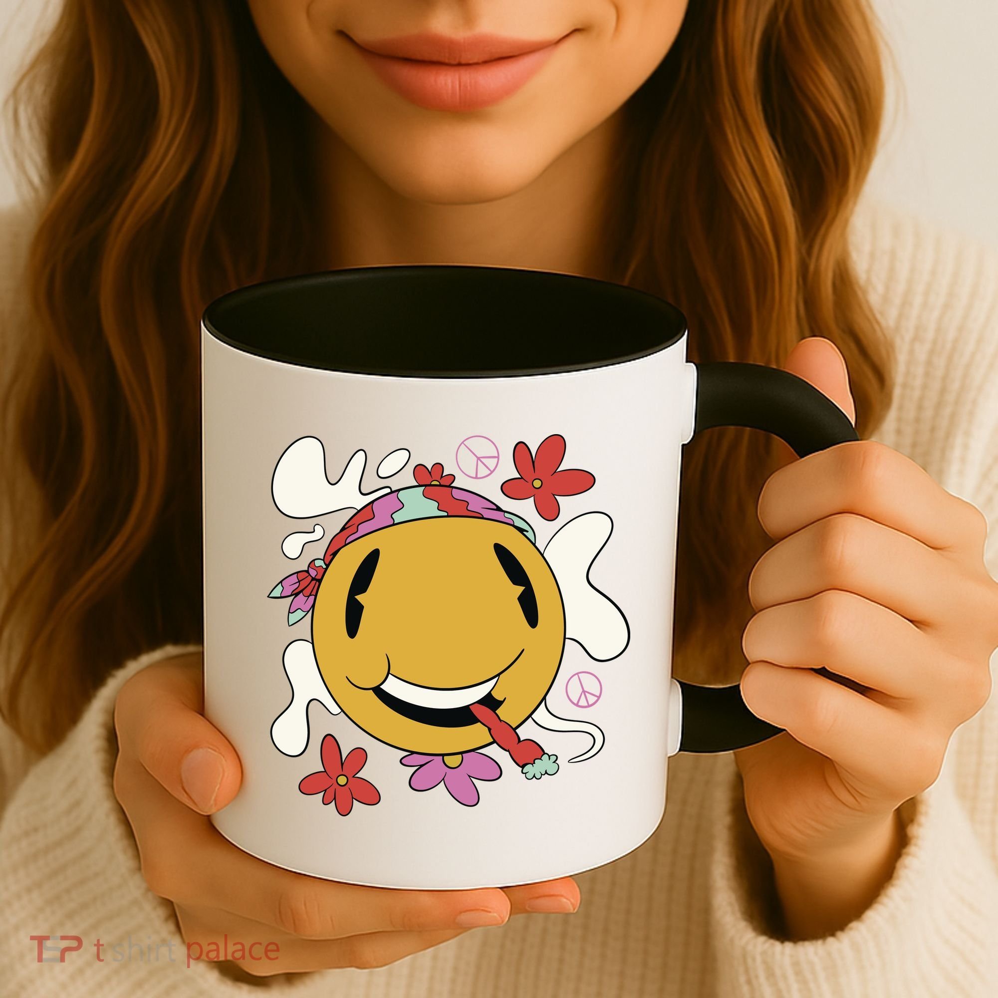 Happy Hippie Smoke Coffee Mug
