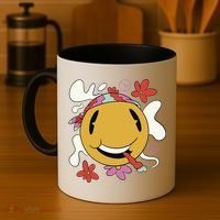 Happy Hippie Smoke Coffee Mug thumb 4
