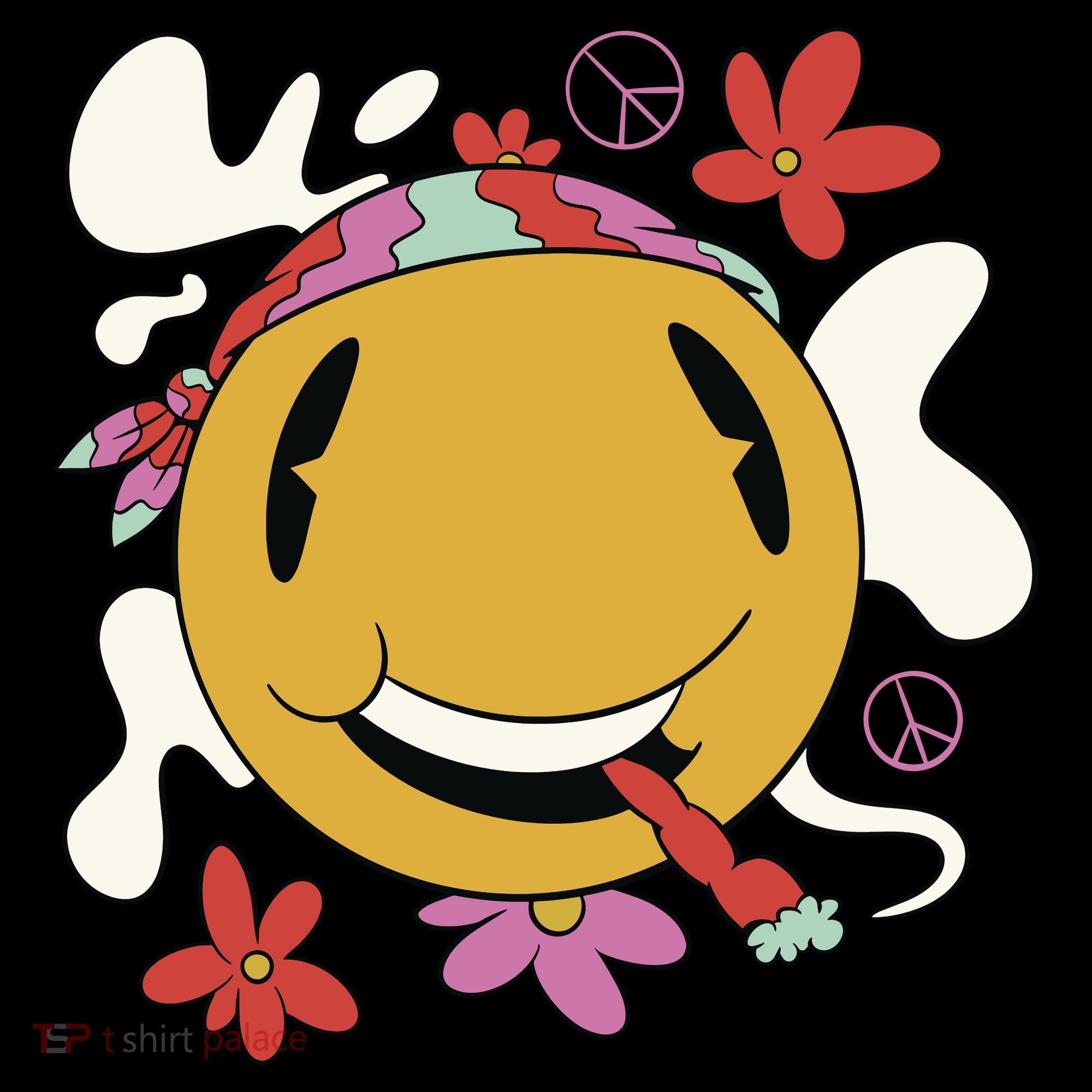 Happy Hippie Smoke Visor