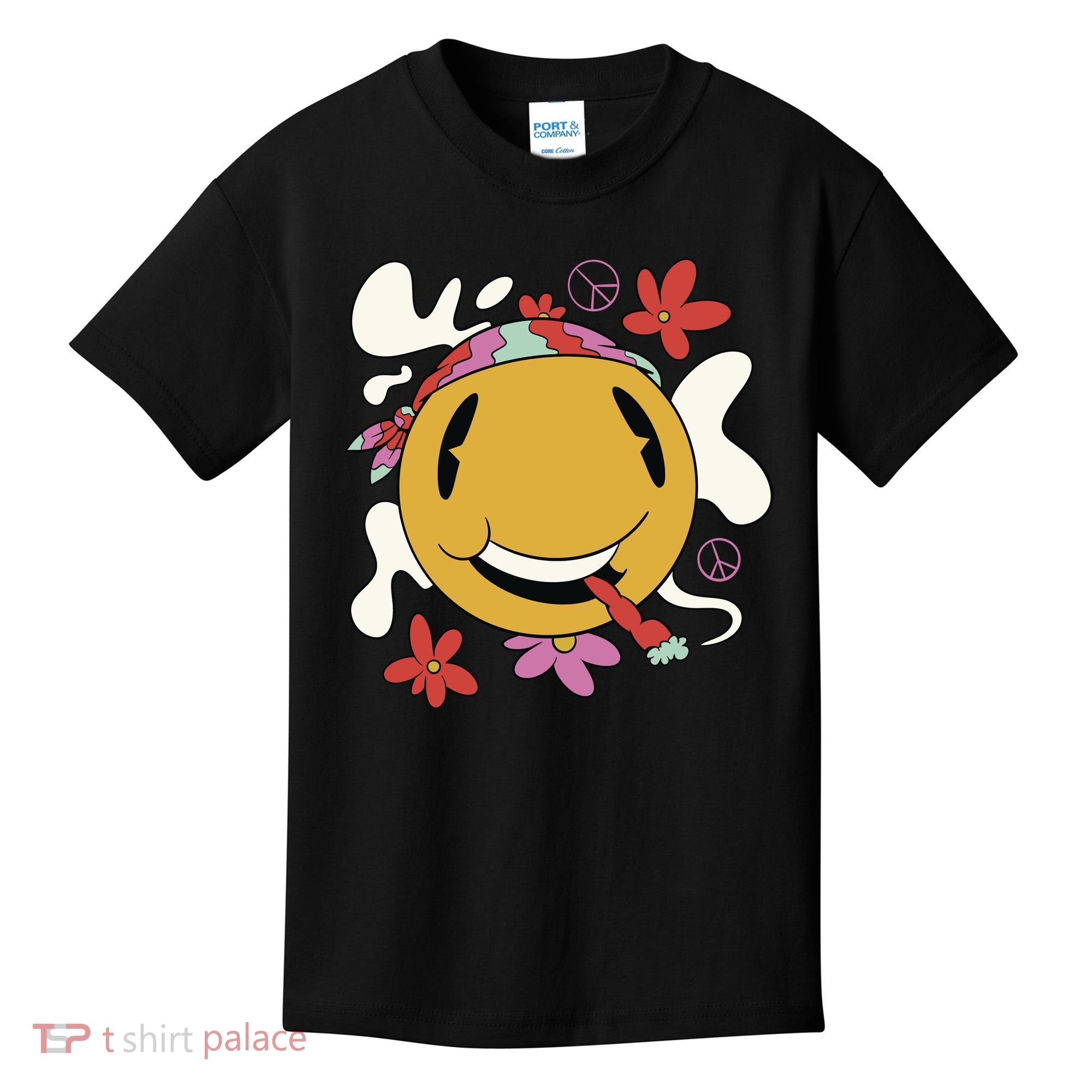 Happy Hippie Smoke Kids T-Shirt