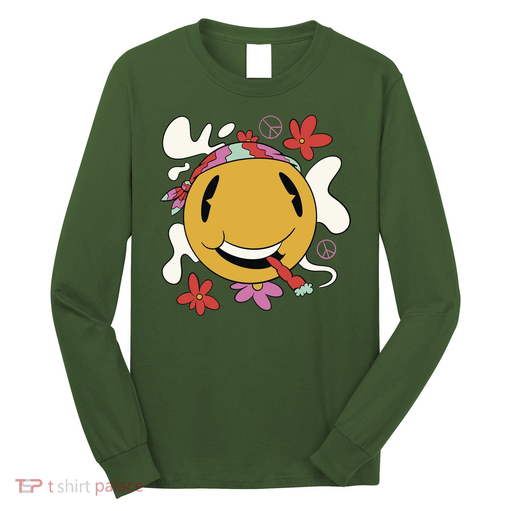 Happy Hippie Smoke Long Sleeve Shirt