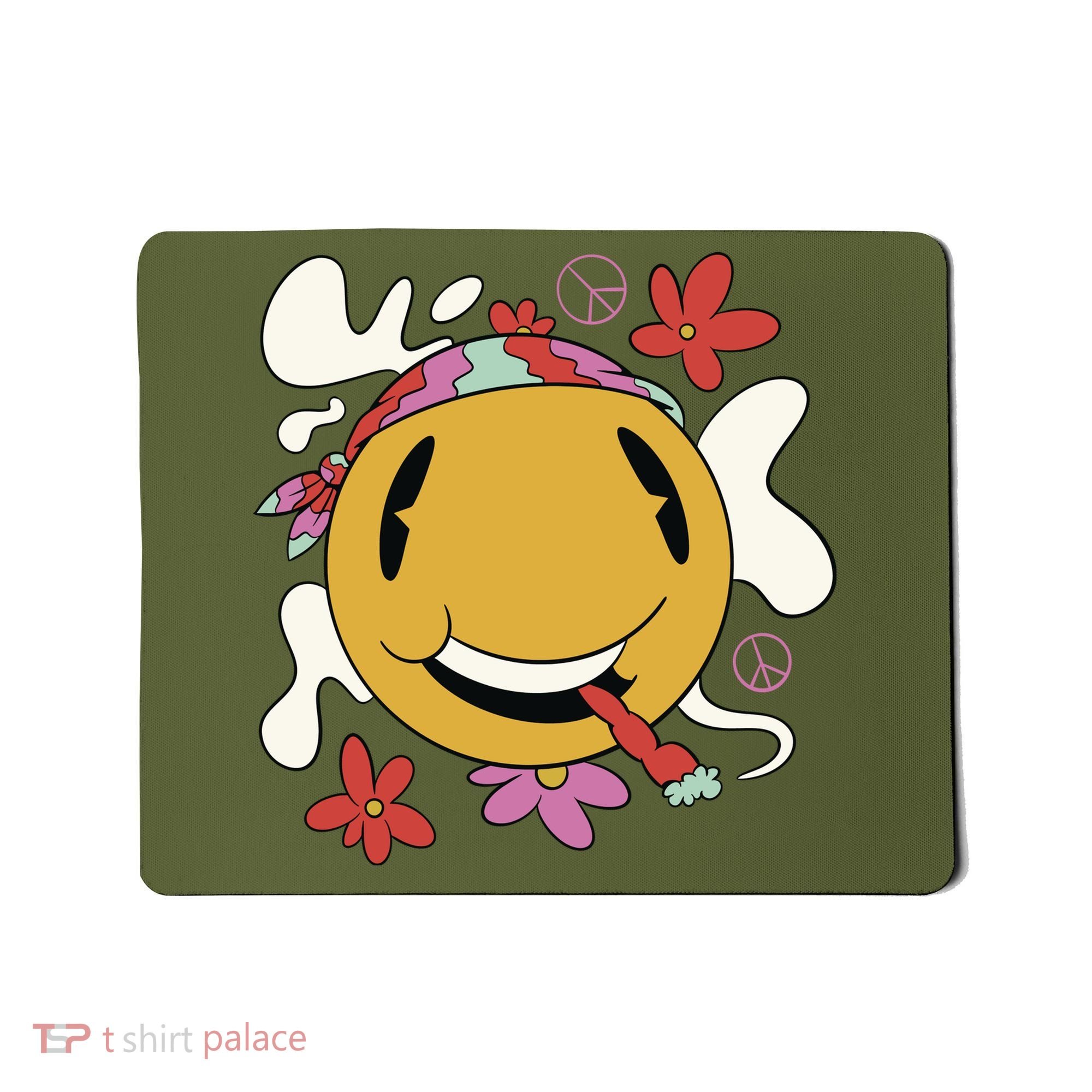 Happy Hippie Smoke Mousepad