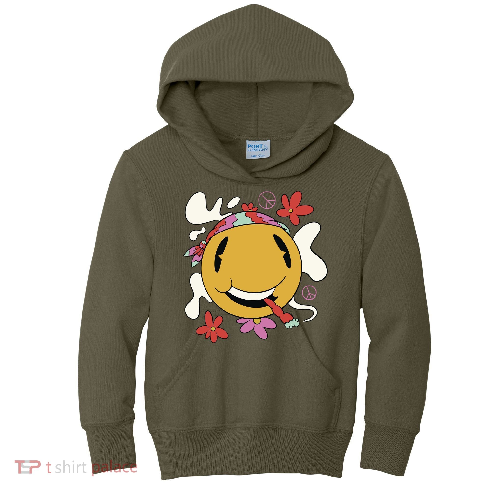 Happy Hippie Smoke Kids Hoodie