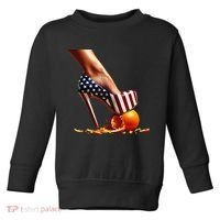 High Heels Squash Oranges; Kamala Harris Election Toddler Sweatshirt thumb 0