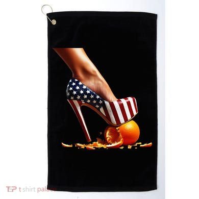 High Heels Squash Oranges; Kamala Harris Election Golf Towel