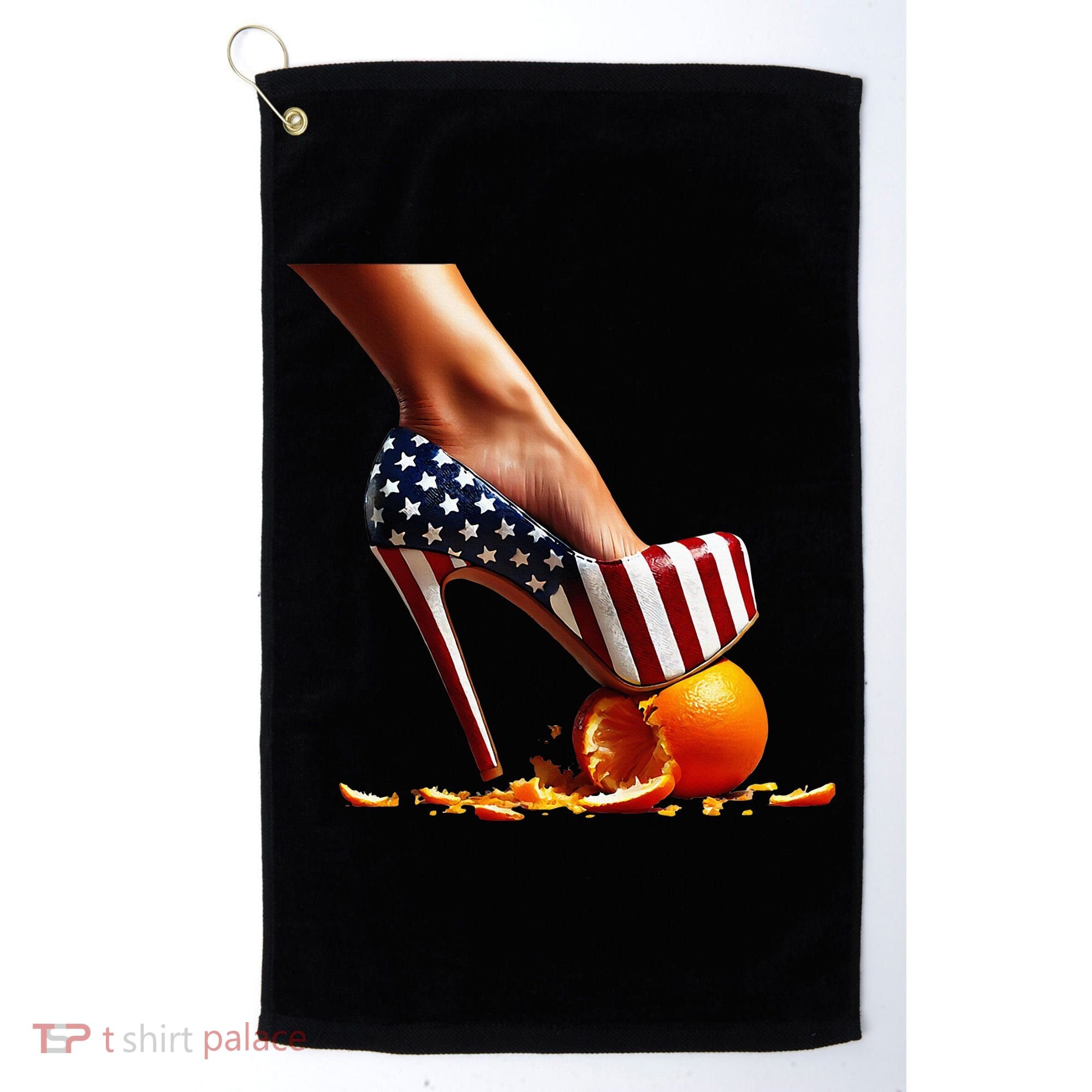 High Heels Squash Oranges; Kamala Harris Election Golf Towel